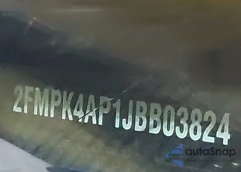 2018 Ford Edge Sport from USA, damaged, VIN 2FMPK4AP1JBB03824